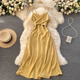 Modische süße Satin-Partykleider
